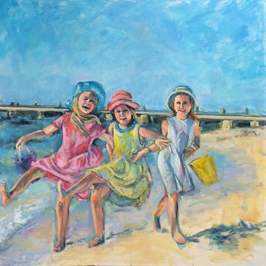 Girls on the beach               